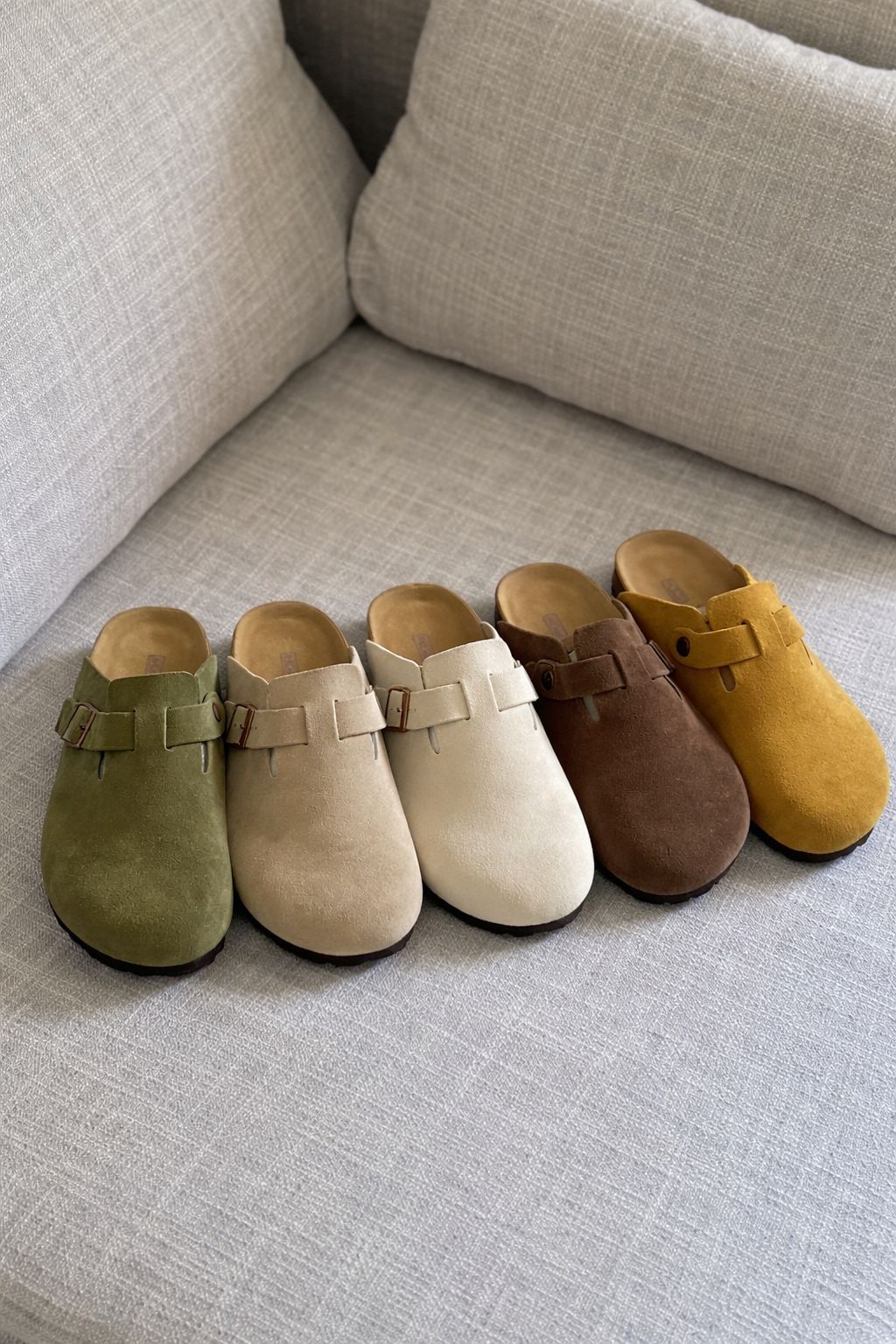 Unisex Retro Clogs with Soft Cork Footbed and Adjustable Strap