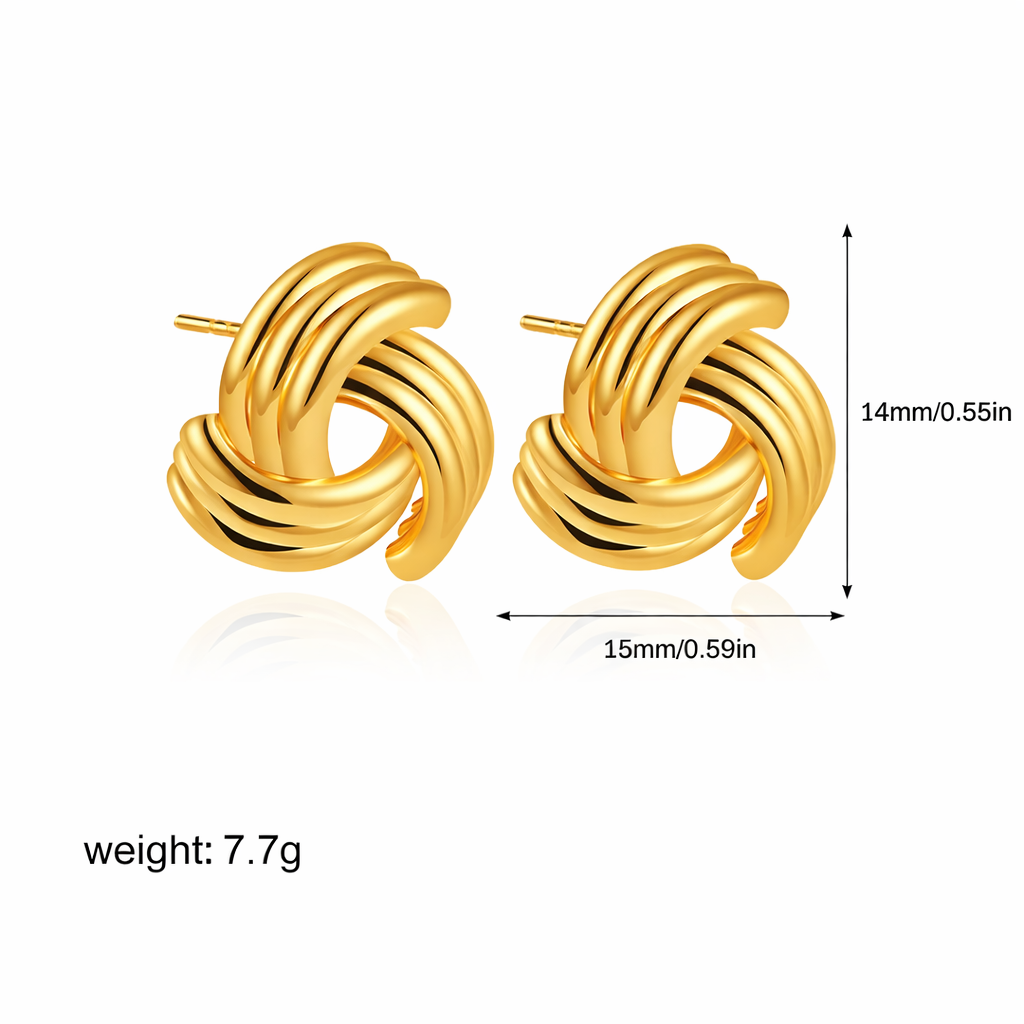 Women’s Geometric Gold Earrings
