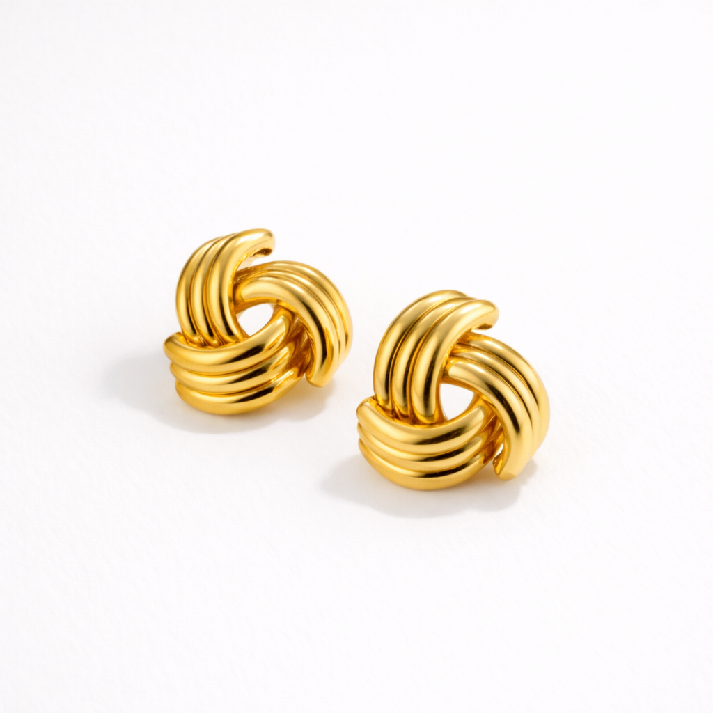 Women’s Geometric Gold Earrings