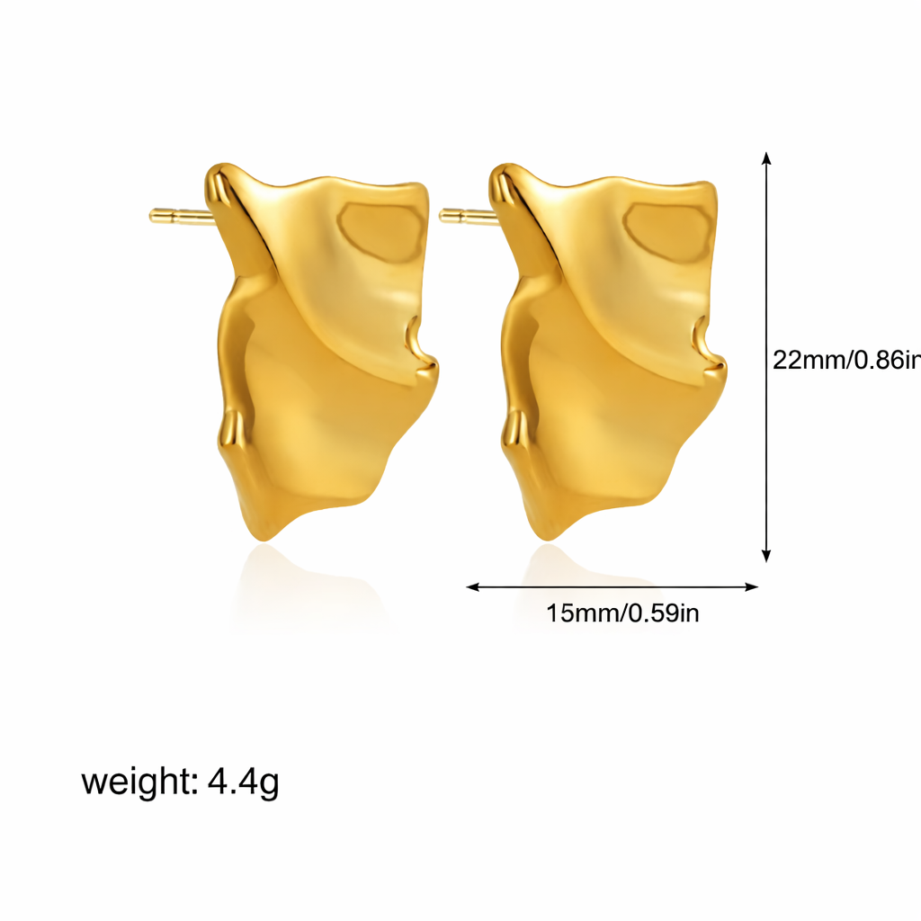 Women’s Geometric Gold Earrings