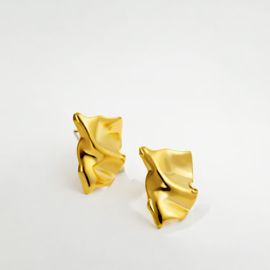 Women’s Geometric Gold Earrings