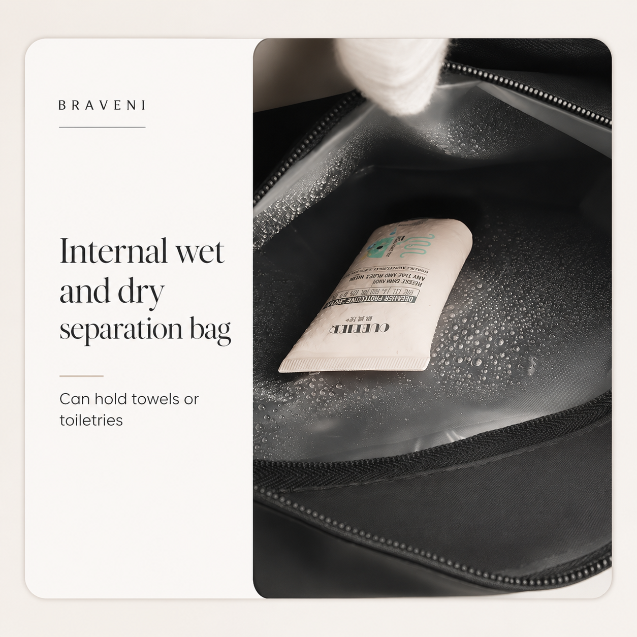 Keep Shoes and Wet Gear Separate in One Bag