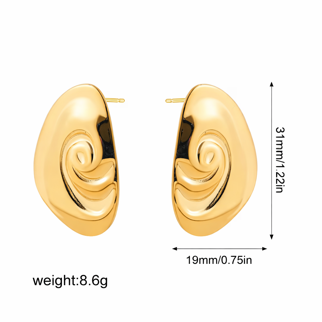 Women’s Geometric Gold Earrings