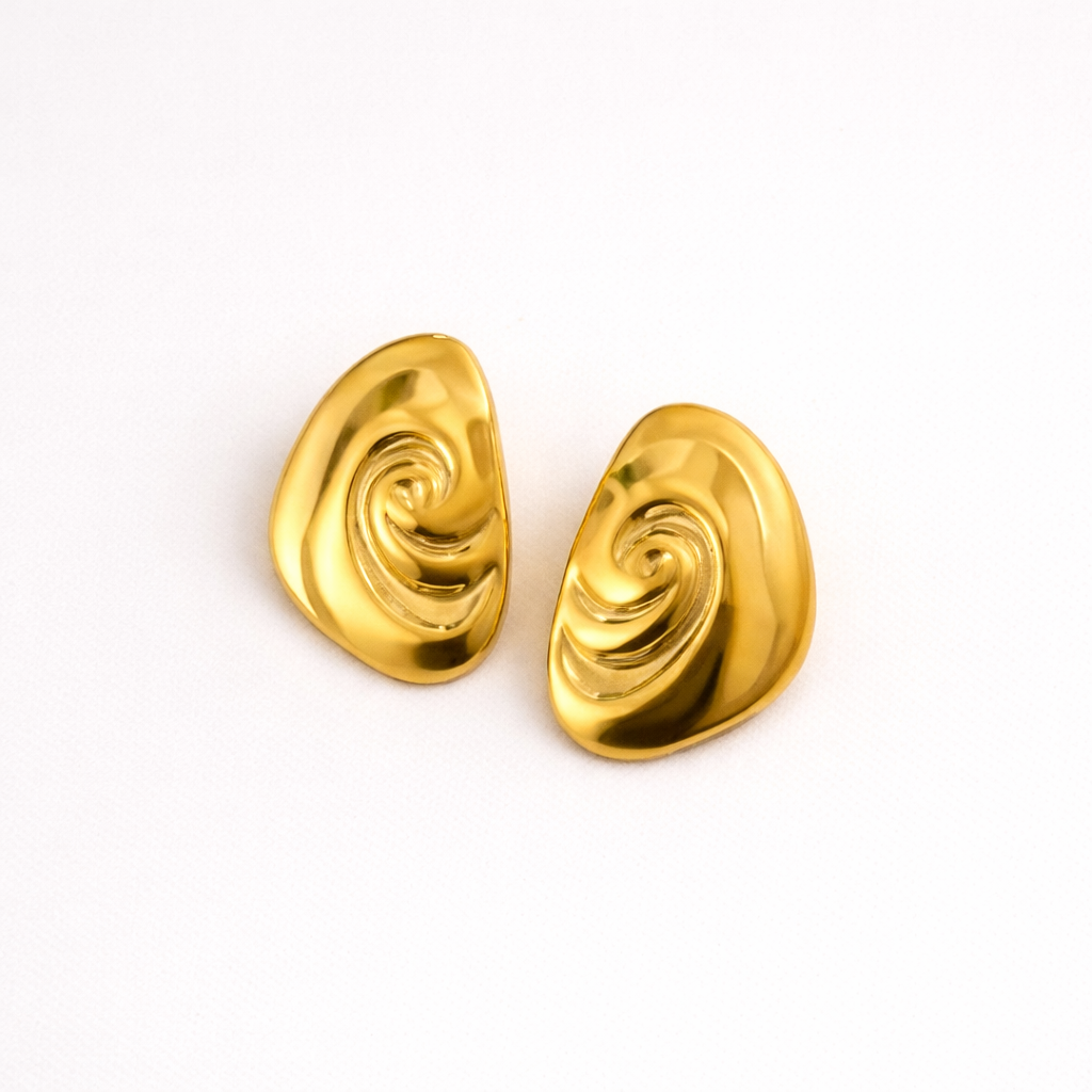 Women’s Geometric Gold Earrings