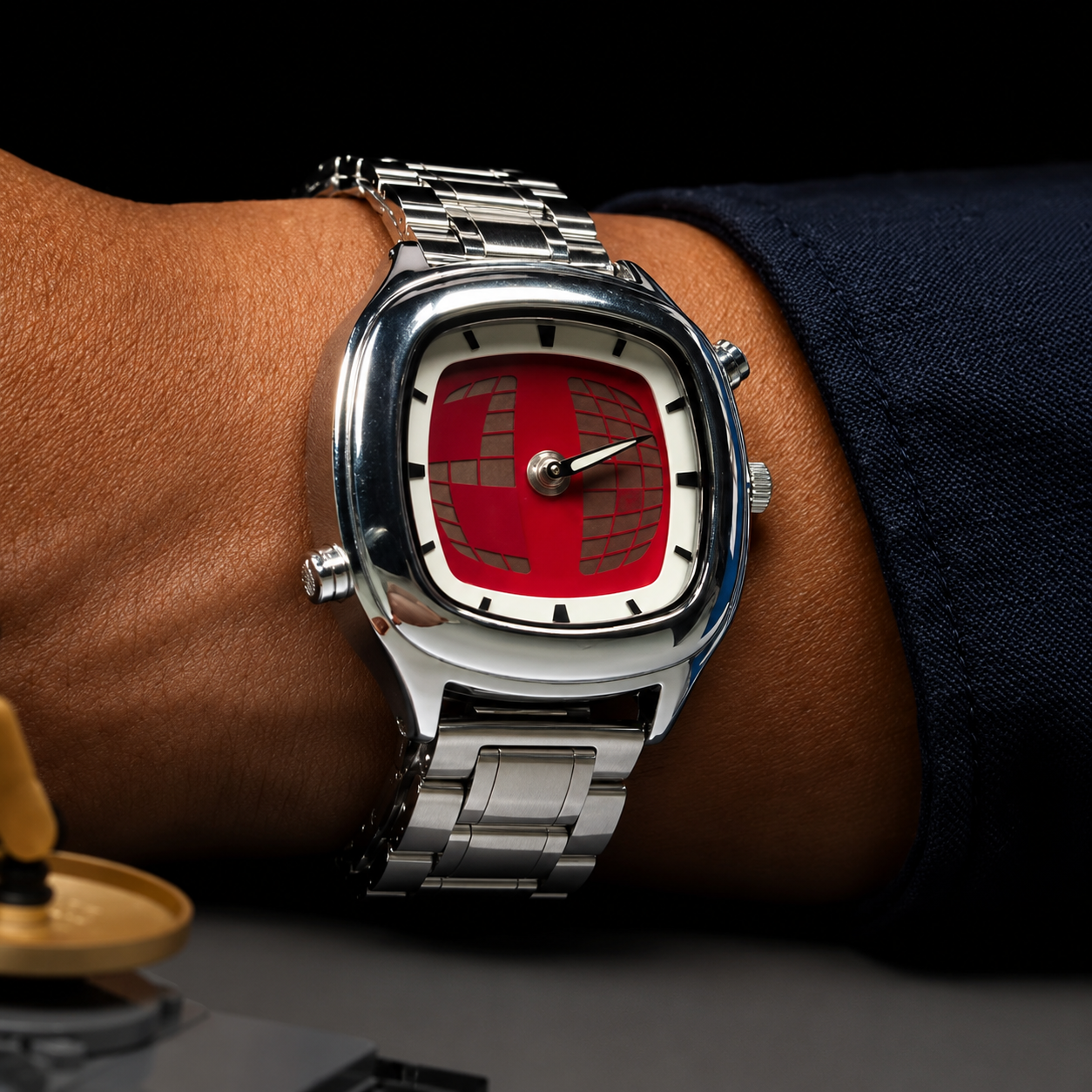 Unisex Square Quartz Watch