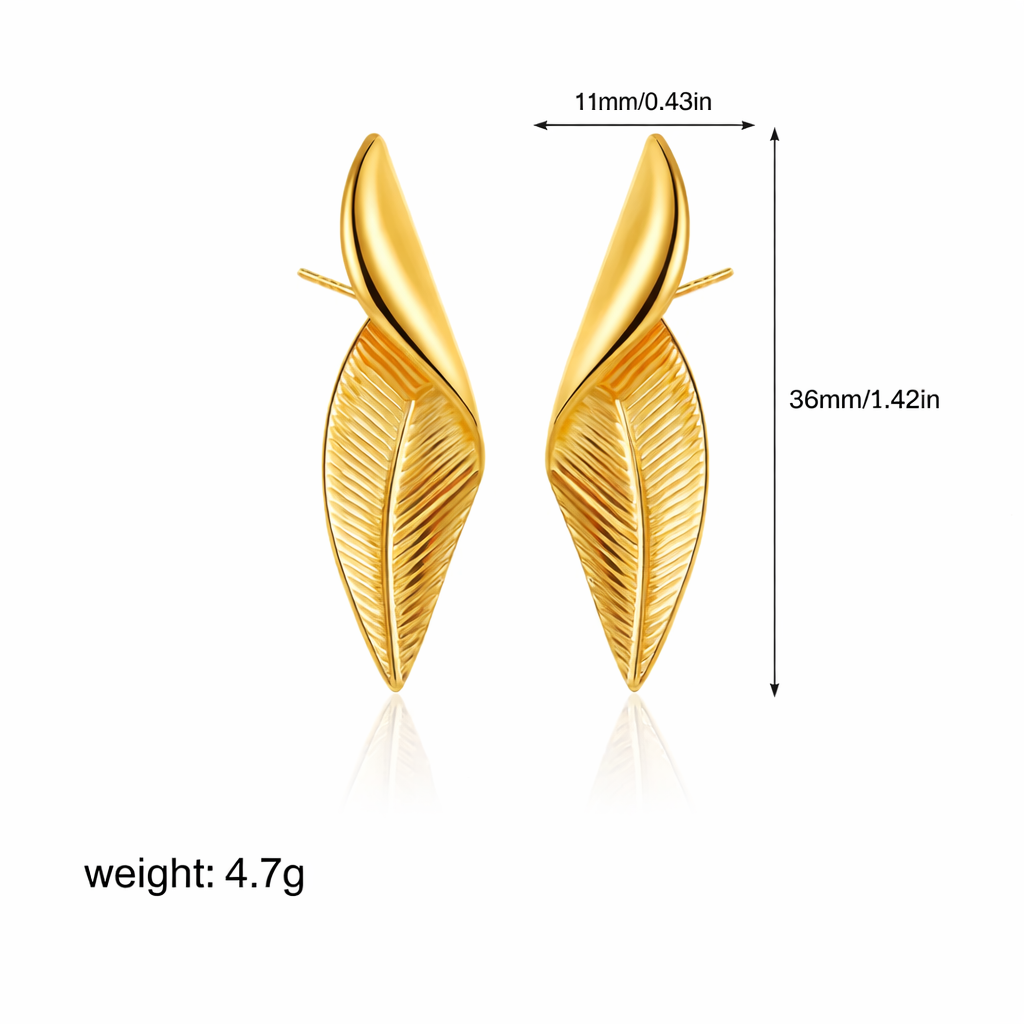 Women’s Geometric Gold Earrings