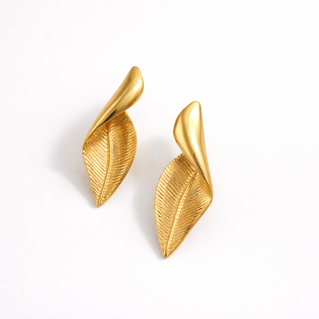 Women’s Geometric Gold Earrings