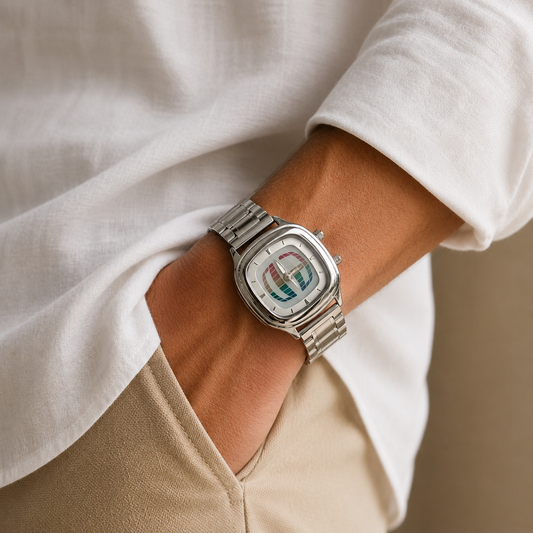 Unisex Square Quartz Watch
