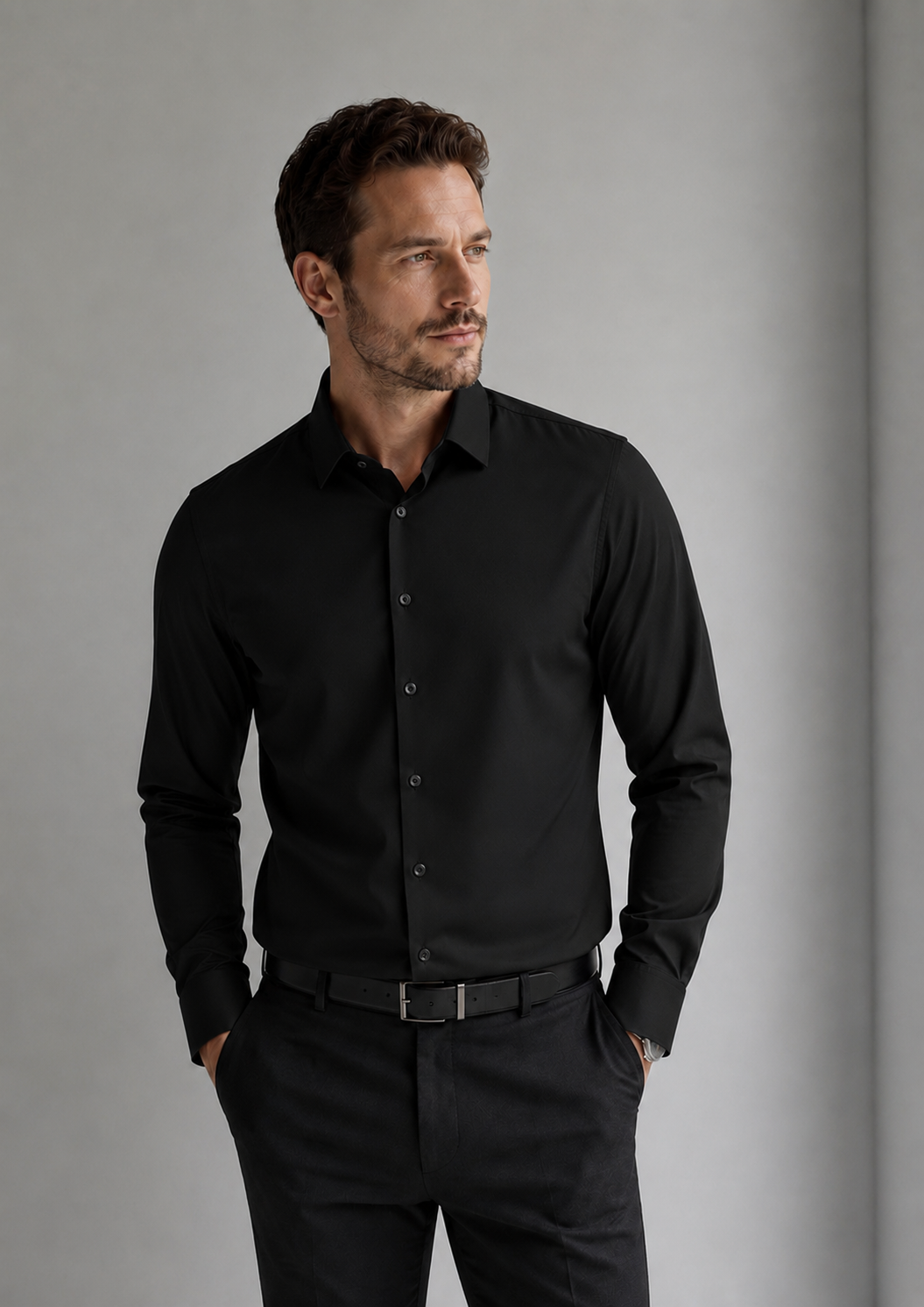 Men’s Smart Casual Dress Shirt