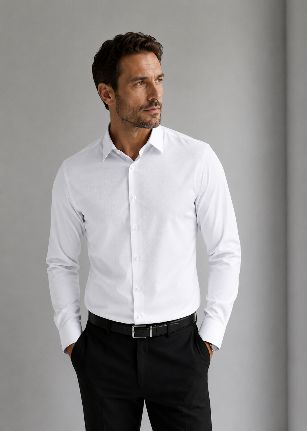 Men’s Smart Casual Dress Shirt