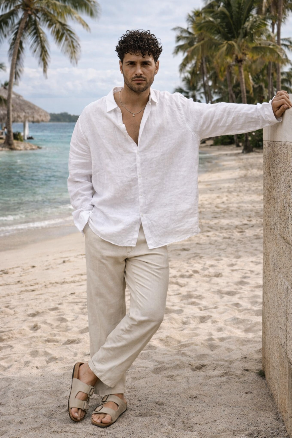 Men’s Solid Casual Shirt
