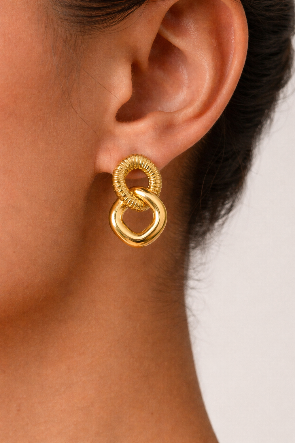 Women’s Geometric Gold Earrings