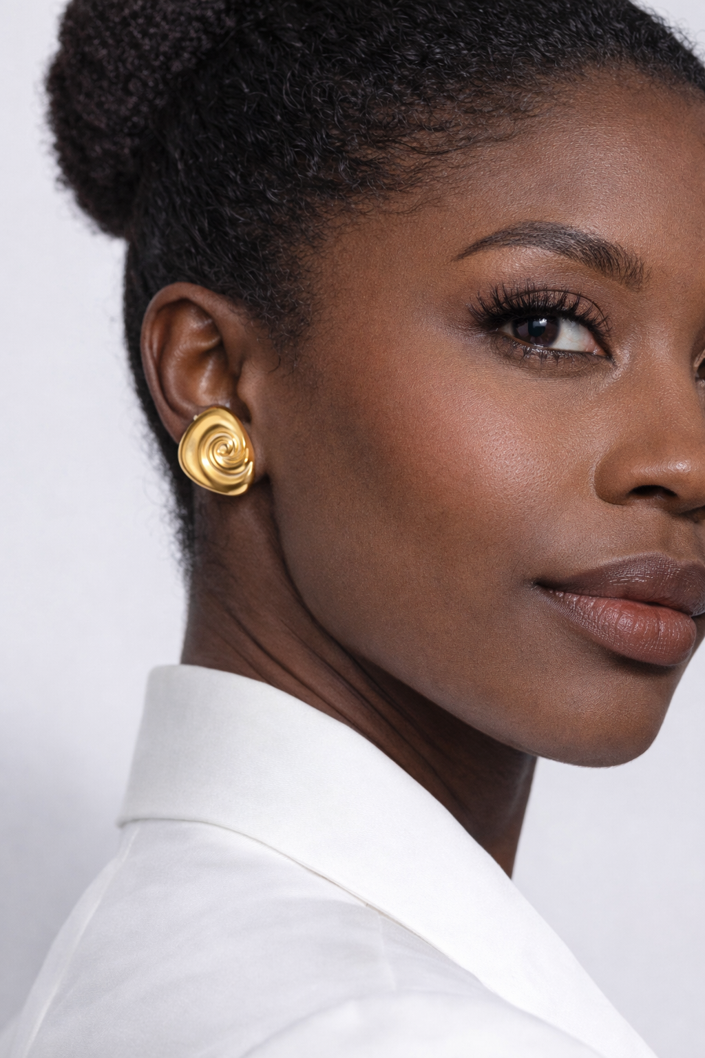 Women’s Geometric Gold Earrings